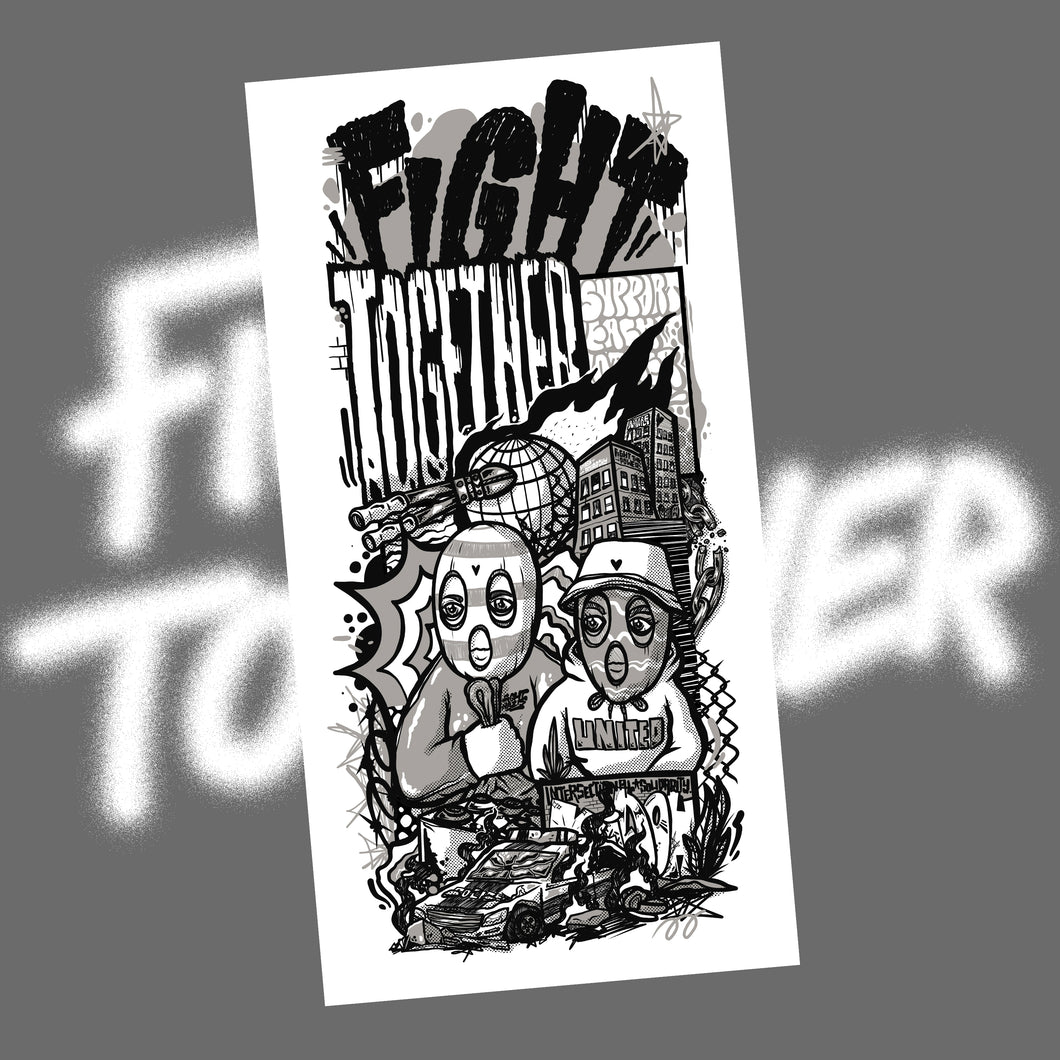 Fight together Print