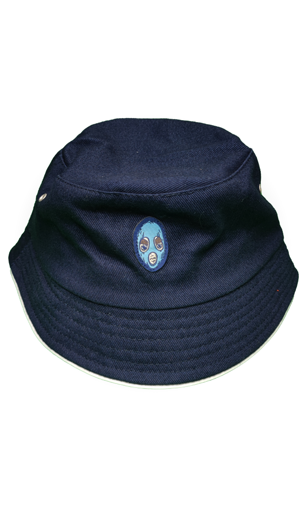 KID OVERHEAD Bucket Hat Navy Blue