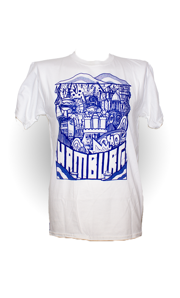Hamburg T-Shirt Weiss - Youth Schnitt